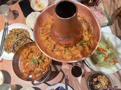 土司铜锅油焖鸡-浩海火燒雲傣家菜(芮欧百货店)