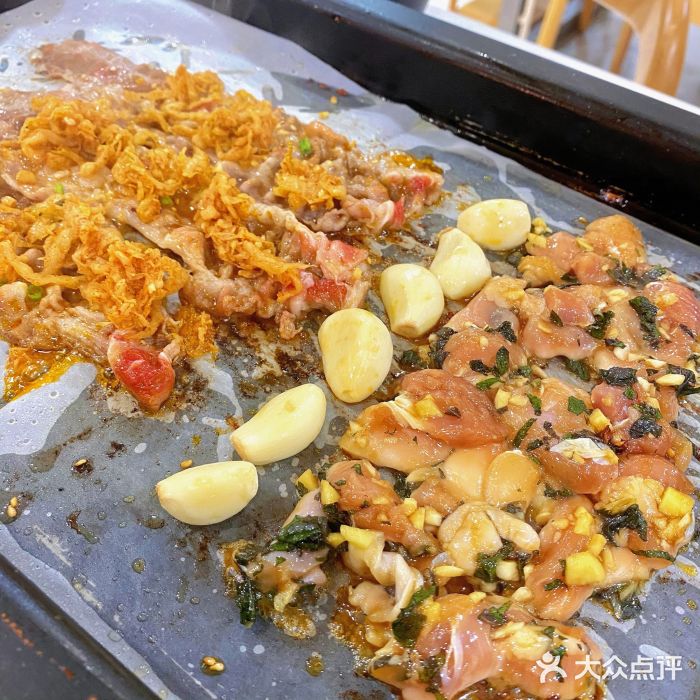 八乔煎肉馆·丹东特色煎锅(梅林店)紫苏鸡腿肉图片