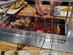 五花肉卷金针菇-河坝烧烤串城(金达莱店)