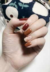 -复古绿·少女主题美甲美睫