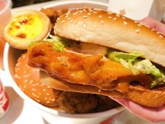 新奥尔良烤鸡腿堡-肯德基(尖岭万达店)