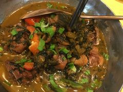 盖菜烧土鸡-春盛渔府(牛首山店)