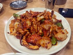 辣炒鱿鱼-贤花饭店(城阳店)