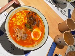 肥牛炼番茄线食-火山屋台(新街口创始店)