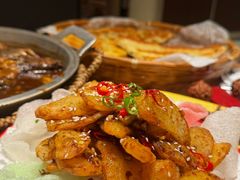 干锅土豆片-肥三土菜馆(五四广场店)