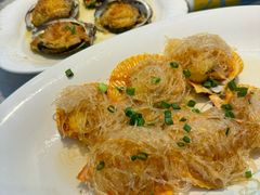 蒜蓉粉丝蒸扇贝-皓景海鲜·地标美食(双月湾店)
