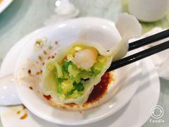 角瓜鸡蛋虾仁水饺-黄家饺子东北特色菜馆(湖滨商业街店)