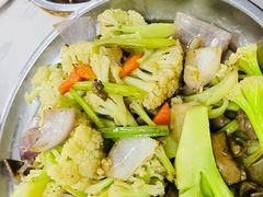 雞雜炒菜花-台山第一家兴华黄鳝饭·黄鳝婆(彭沙坑总店)
