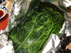 锡纸焗菠菜-小山日本料理(兴业太古汇店)