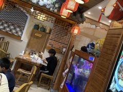 -东来菜馆•手抓海鲜家常菜•海鲜锅贴(鸽子窝店)