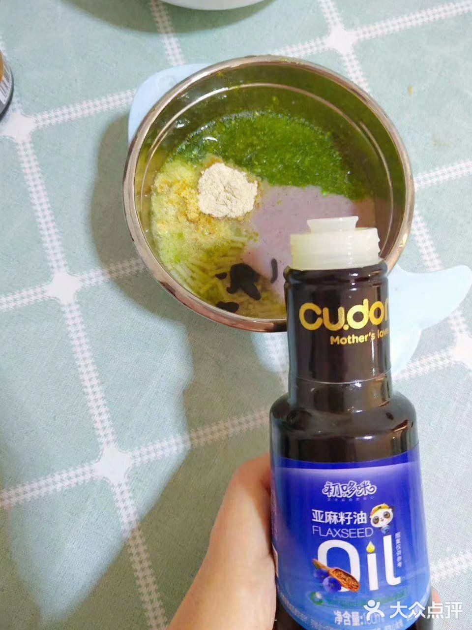 看到宝宝吃的这么香，都值了~满足！