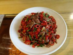 小炒黄牛肉-赤宴·川菜(玉林店)