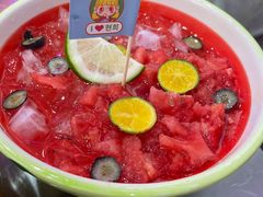 西瓜冰冰粉-玄希浪漫厨房·韩料烤肉(湖滨银泰in77店)