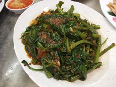 叁巴空心菜-威南记鸡饭餐室