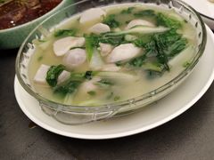 鸡汤芋儿菜-芙蓉凰花园酒楼