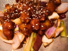 蒜香蜜汁排骨-绿茶餐厅(光谷世界城步行街店)