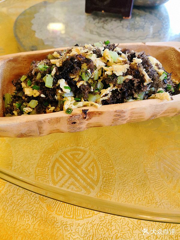 竹燕窝炒土鸡蛋