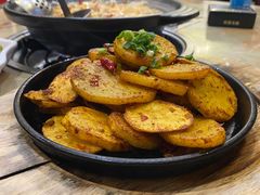 铁板土豆片-李师傅脆肚(梅林店)