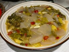 酸菜烧魔芋-雲蜀龙阁·金牌水煮鱼(方庄店)