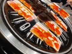 调味猪五花-九田家黑牛烤肉料理(珠江摩尔店)