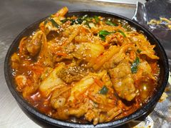 泡菜炒五花肉-日葵 大阪烧ひまり(仙霞路店)