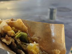 -小红车炸蛋葱油饼