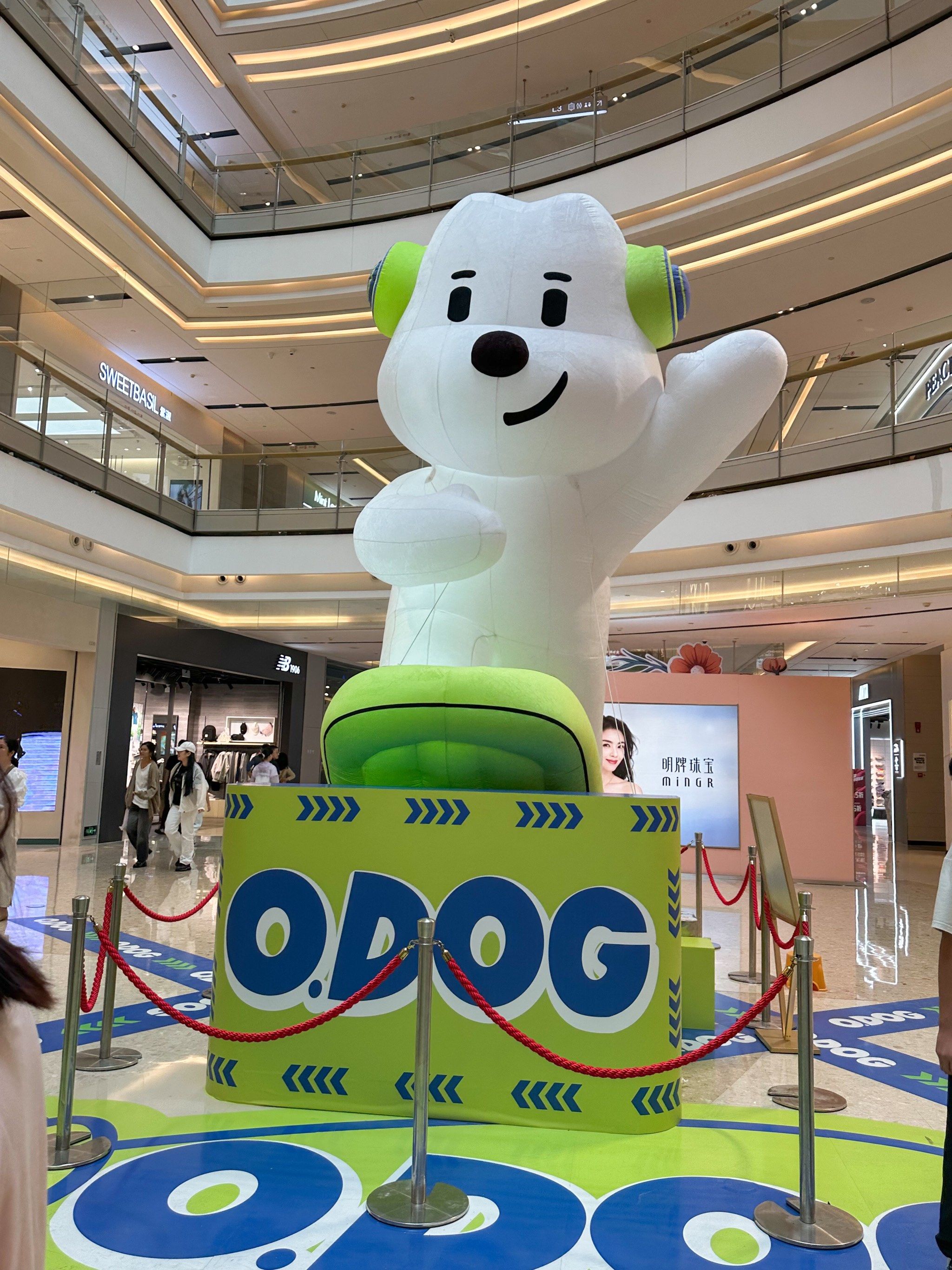 odog 华东首展萌翻余姚五彩城