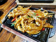 秘制铁板鱿鱼脚-小川洋风料理(街道口店)