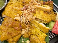 曼谷夜市烤鸡腿-mango tree芒果树泰国餐厅(青岛万象城店)