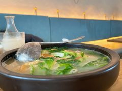 奶白菜煎蛋汤-苦尽酒馆·川菜(鼓楼店)