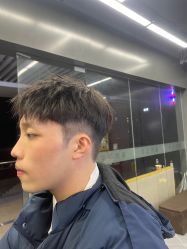 点击看大图 -藤野造型烫发染发