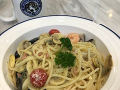 海贝口蘑菇白汁意大利面-Jenny House 珍妮屋新派食堂(美吉特店)