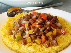 金沙牛肉泰米饭-雀蓝川菜(奥体广场店)