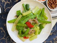 碧绿炒象拔蚌片-祈胜邨•顺德鱼生•顺德菜(容桂店)