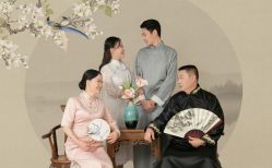 -时光纪亲子全家福照相馆(静安店母女写真父母纪念照)