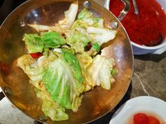 干锅圆白菜-绿茶餐厅(崇文门新世界店)
