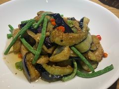 茄子豇豆-鸡毛店·川菜(双楠店)