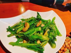 猪油渣炒菜心-金穗园·砂锅粥.醉鸡煲火锅(长寿路店)