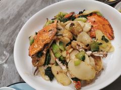 白蟹炒年糕-红灯笼龙凤饭店(宁波老字号店)