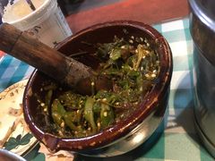 擂辣椒皮蛋-昱龙大盆牛蛙馆(三兴街总店)