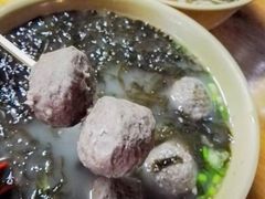 牛肉丸紫菜汤-梁记猪红店(员村昌乐园店)
