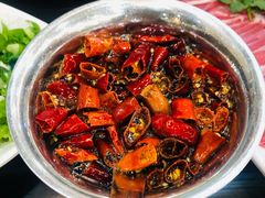 现炸辣椒油-情忆草原涮肉馆