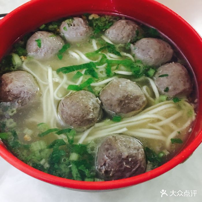 潮汕牛肉店牛丸湯粉面圖片