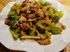 辣子炒土猪肉-滇铺子·云南特色菜·第九届野生菌美食节(东风东路c86店)