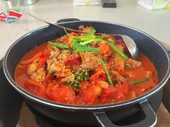 -贵州辣子鸡番茄鸡