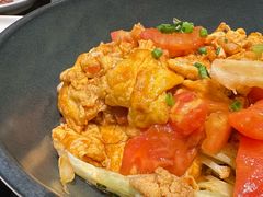 西红柿花菜炒蛋-简小舍·民间手艺菜(武昌江滩店)