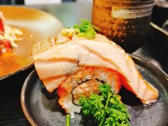 姜葱厚切三文鱼寿司-爆丼日式大排档(季华园店)