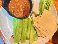 豆腐皮卷小葱-丹东特色烤肉(学府路一部店)