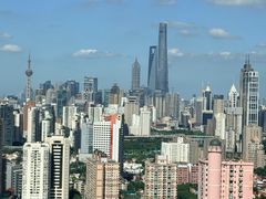 38楼窗外景观-上海静安昆仑大酒店