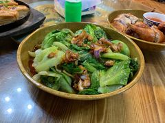 红葱头淋生菜-桃姐农庄老字号(从化温泉店)